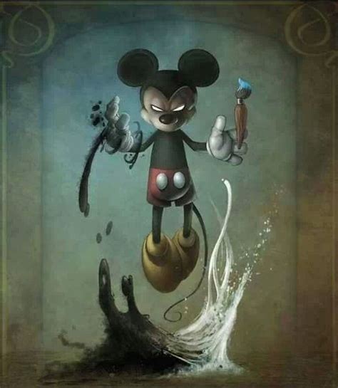 Espada On Twitter Mickey Mouse Art Dark Fantasy Art Disney Art