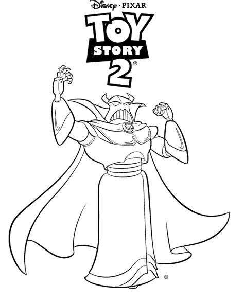 Emperor Zurg Toy Story Coloring Pages Disney Coloring Pages