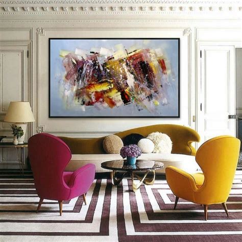 47x79 120x200cm Abstract Contemporary Horizontal Modern Painting Hand Acrylic Painted Large