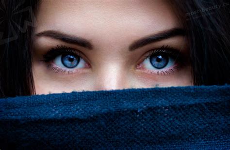 Красивые Голубые Глаза Девушки Фото — Картинки фотографии