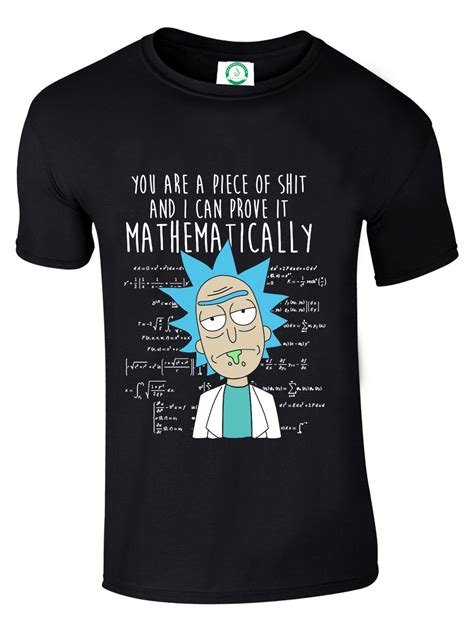 Rick And Morty T Shirtpiece Of Sh Spoofamerican Animeadult And