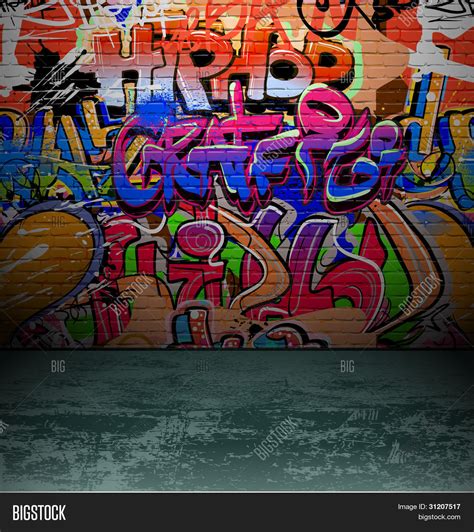 Graffiti Wall Vector And Photo Free Trial Bigstock