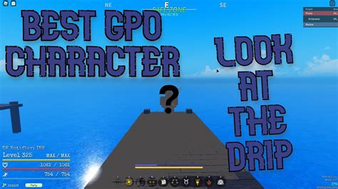 Grand Piece Online Best Gpo Custom Character Youtube