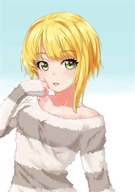 Blond Hair Anime Girl
