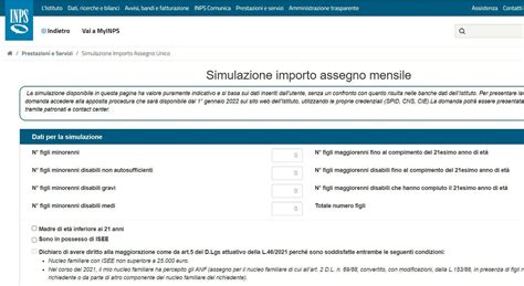 Assegno Unico Inps Online Il Simulatore Info Diritti Hot Sex Picture