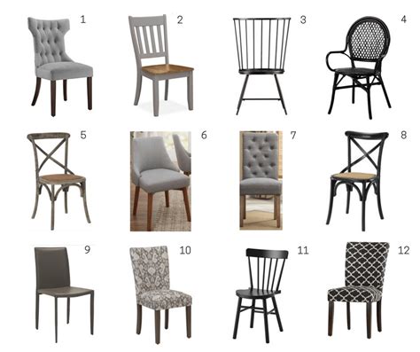 Dining Chairs Black Gray Under 100 Affordable White Dining Room Chairs