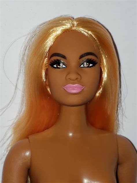 2020 Fashionistas Barbie Doll 161 Aa Curvy Nude Doll Ebay