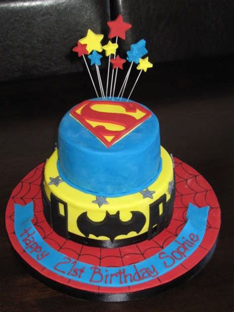 Being a hero is something we all dream about in our own way. Superhero themed cake for a comic-con party! Boy super hero birthday. | Homemade cakes, Cake ...