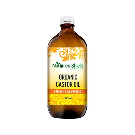 Organic Castor Oil Cold Pressed Australia Natures Shield