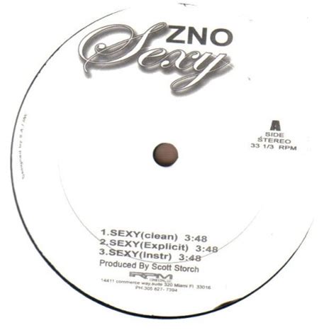 Zno Sexy 3 Mixes Do It Now Can I Jump On Your Back Featuring Juvinile 3 Mixes 12 Inch