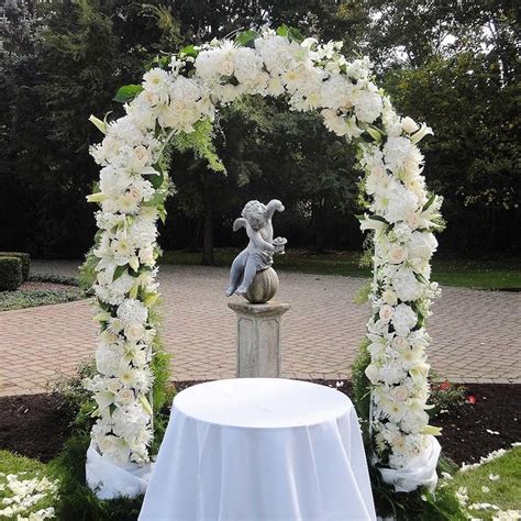 Ourwarm 240cm Lightweight White Metal Wedding Arch Pergola Decorative
