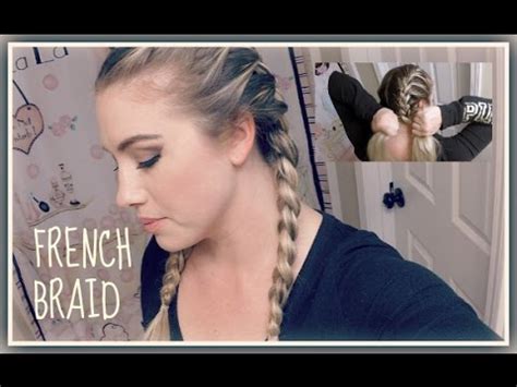 I have this video, below; How To French Braid Your Own Hair - YouTube