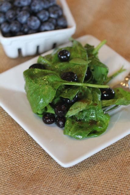 Blueberry Spinach Salad Lynns Kitchen Adventures