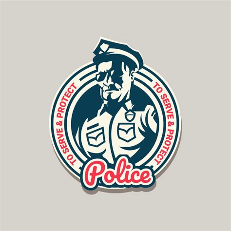 Politie Logo 273308 Vectorkunst Bij Vecteezy