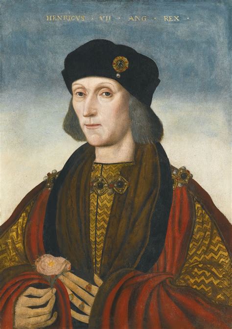 English School 16th Century Portrait Of Henry Vii 1457 1509