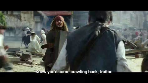 Joshamee Gibbs Saves Jack Sparrow Scene Pirates Of The Caribbean Dead Men Tell No Tales YouTube