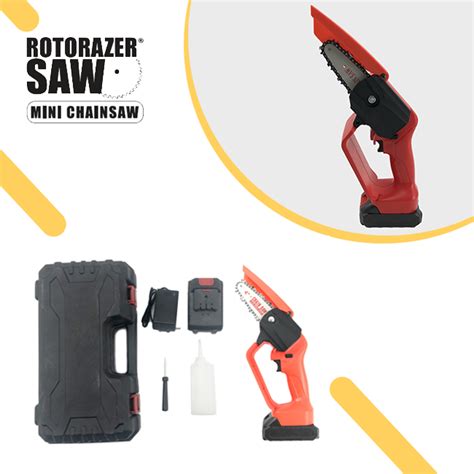 Rotorazer Mini Chainsaw Portable And Lightweight Chainsaw