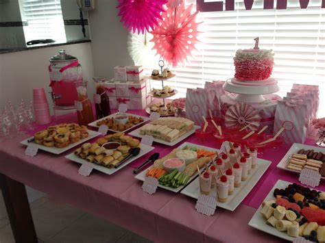 Pin By Rebecca Roberts On Kids Party Pink Themed Pink Party Foods