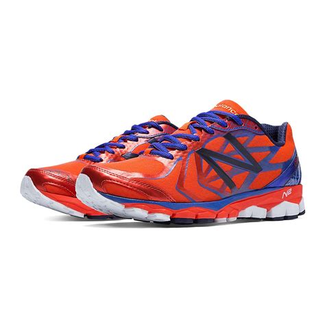 Get the tones, get the features, get the look! New Balance M1080v4 Mens (D) Running Shoes - Orange/Blue ...