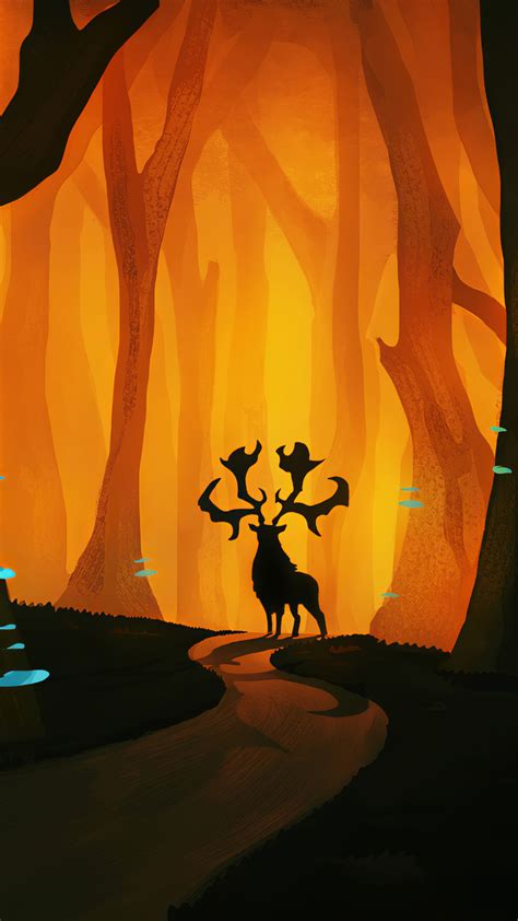 Forest Reindeer 4k Wallpaper