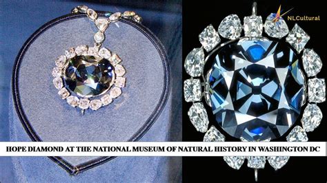 Hope Diamond At The National Museum Of Natural History In Washington Dc