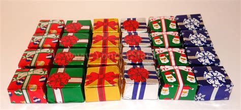 Madelaine's Chocolates Set of 24 Foil Wrapped Christmas Presents ...