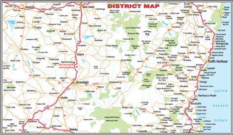 Guyra New England North West Nsw Maps Street Directories Places