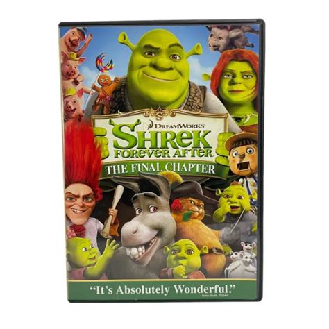 Shrek Forever After The Final Chapter Dvd Movie Princess Fiona Donkey