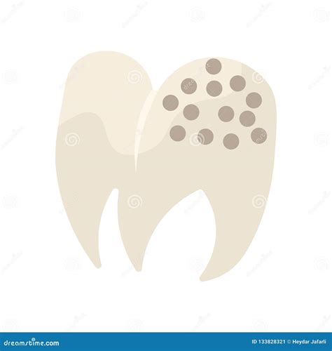 Molar Icon Vector Sign And Symbol Isolated On White Background Stock