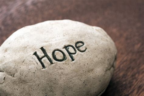 Free Stock Photo 17411 The Word Hope Incised Onto Resin Or Stone