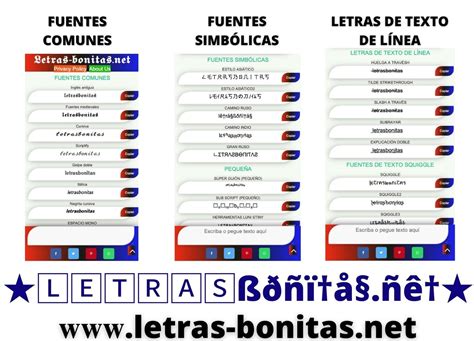 Letras Para Nick Copiar Y Pegar - LETRA