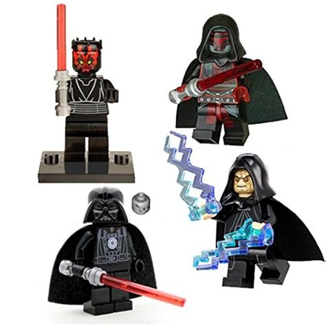 Lego Compatible Minifigures Sith Lords Darth Vader Darth Maul Darth