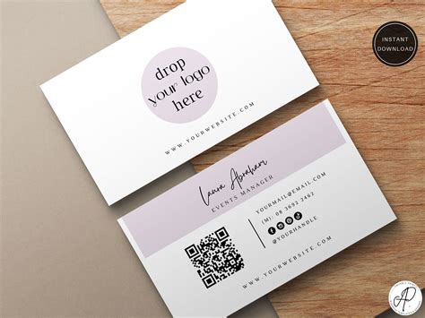 Stationery Artistic Business Card Small Business Calling Card Business