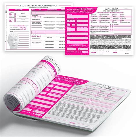 Ficha Anamnese Micropigmenta O Microblading Conforme Anvisa