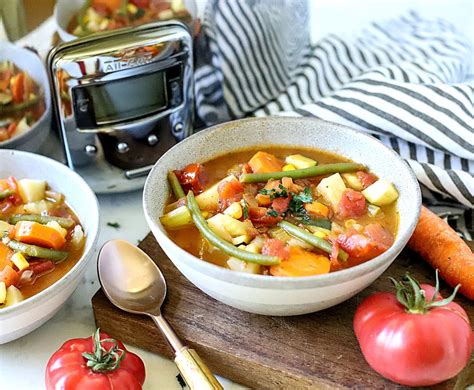 Healthy Crock Pot Vegetable Soup Suburban Simplicity