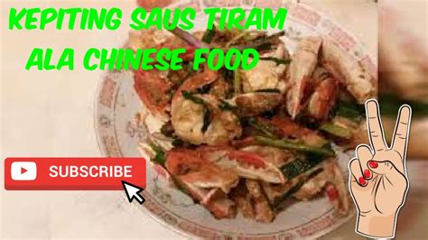 No delivery fees on your first order, order from your favorite restaurants today! Kepiting Saus Tiram Ala Chinese Food - YouTube