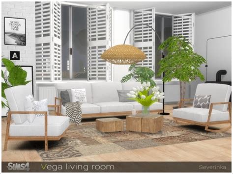 The Sims Resource Vega Livingroom By Severinka • Sims 4 Downloads