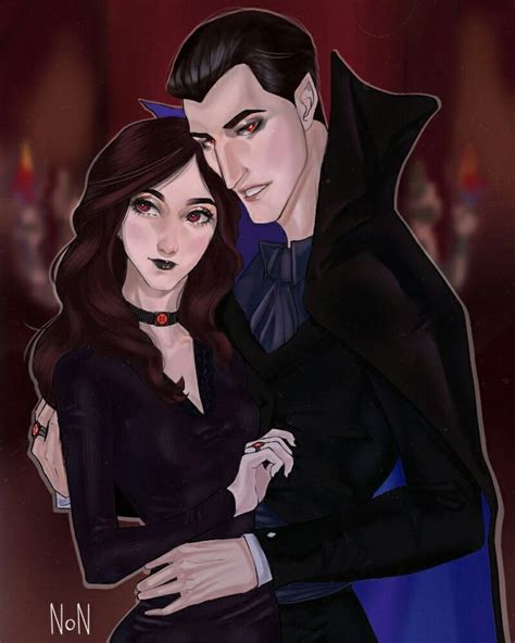 Dracula And Martha The Vampire Father And Mother Of Mavis Hotel