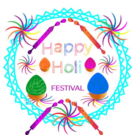 Happy Holi Festival Vector Hd Images Happy Holi Festival Design With