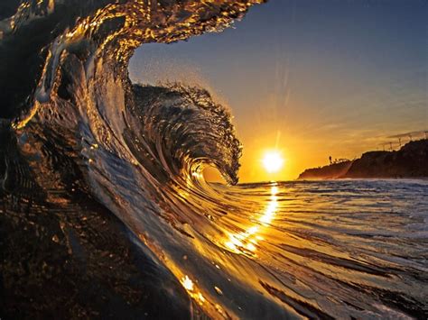 Sunset Surf Hawaii Beach Wave Ocean Sand 2560x1600 Hd Wallpaper 1589328
