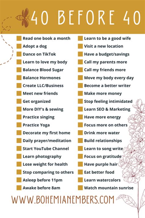 40 powerful thing before 40 self care activities self improvement tips self care routine