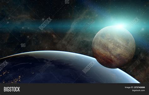 Distant Planet System Image And Photo Free Trial Bigstock