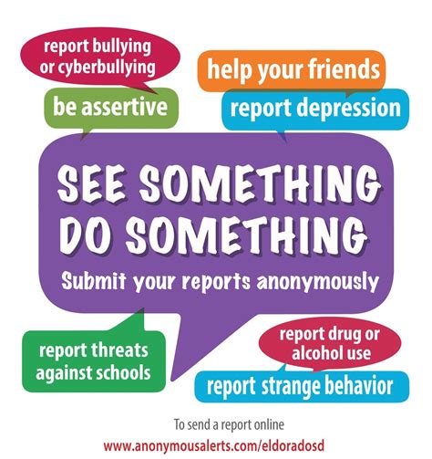 See Something Do Something Help Keep Students Safe With Our New