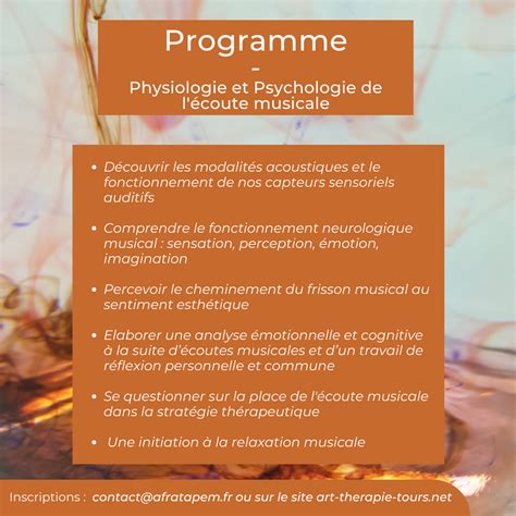 Afratapem Physiologie Et Psychologie De Lécoute Musicale Afratapem