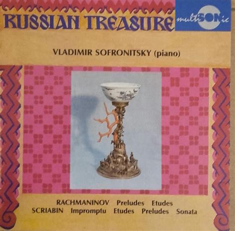 Russian Treasure Vladimir Sofronitsky Cd Album Muziek