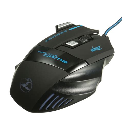 Original Zelotes 5500 Dpi 7 Button Led Optical Usb Wired Gaming Mouse Alex Nld