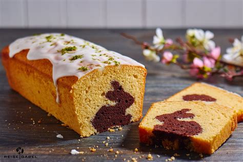 Der hase im kuchen beeindruckt jung und alt beim osterbrunch. Limettenkuchen mit Osterhase - Reisegabel