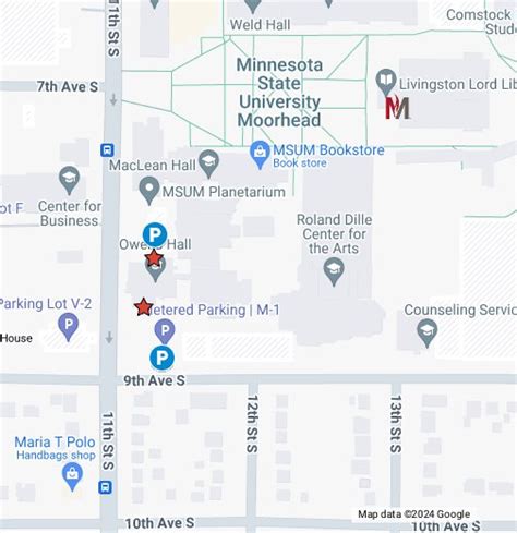 Directions To Admissions Office Owens Hall 812 11th St S Moorhead
