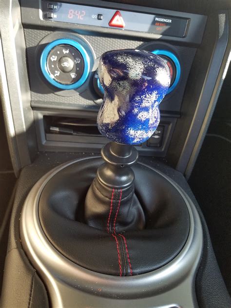 I Made A Custom Shift Knob With My Grip Imprinted Into It Ft86