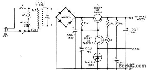 Basicseriesregulator Powersupplycircuit Circuit Diagram